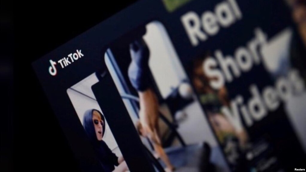 In this file photo, the logo of the TikTok application is seen on a screen in this picture illustration taken February 21, 2019. (REUTERS/Danish Siddiqui/Illustration)