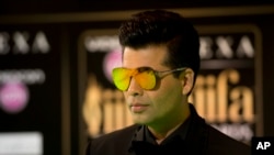 Bollywood film maker Karan Johar, seen in this June 2016 photo, released a video message asking Hindu nationalist protesters to not disrupt the Oct. 28 release of his big-budget romantic drama 'Ae Dil Hai Mushkil,' or 'Difficulties of the Heart,' which features Pakistani actor Fawad Khan in a small role.
