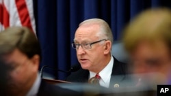 FILE - House Armed Services Committee Chairman Rep. Buck McKeon, R-Calif., during a hearing on Capitol Hill.