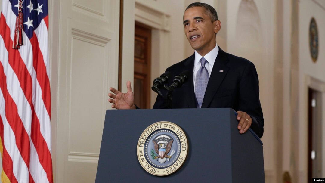 Obama explicó en su discurso la situación diplomática actual y un posible ataque en Siria de no cumplirse.