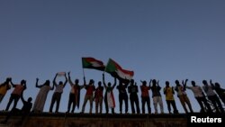 Une manifestation devant le ministère de la Défense à Khartoum, le 6 mai 2019.