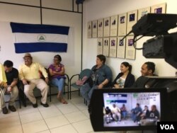 Nicaraguan journalists in Costa Rica