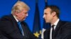 Trump, Macron Work to Bridge Differences, But No Promises on Climate