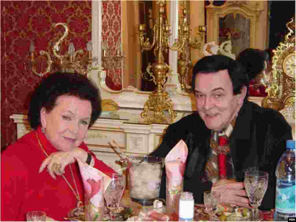 Qalina Vişnevskaya və M&uuml;sl&uuml;m Maqomayev