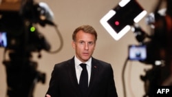 Serokê Frensayê Emmanuel Macron ji bo Medyayê diaxive, Cotmeh 21, 2026.