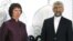 European Union foreign policy chief Catherine Ashton (L) and Iran's chief negotiator Saeed Jalili pose for the media before their meeting in Baghdad May 23, 2012. 