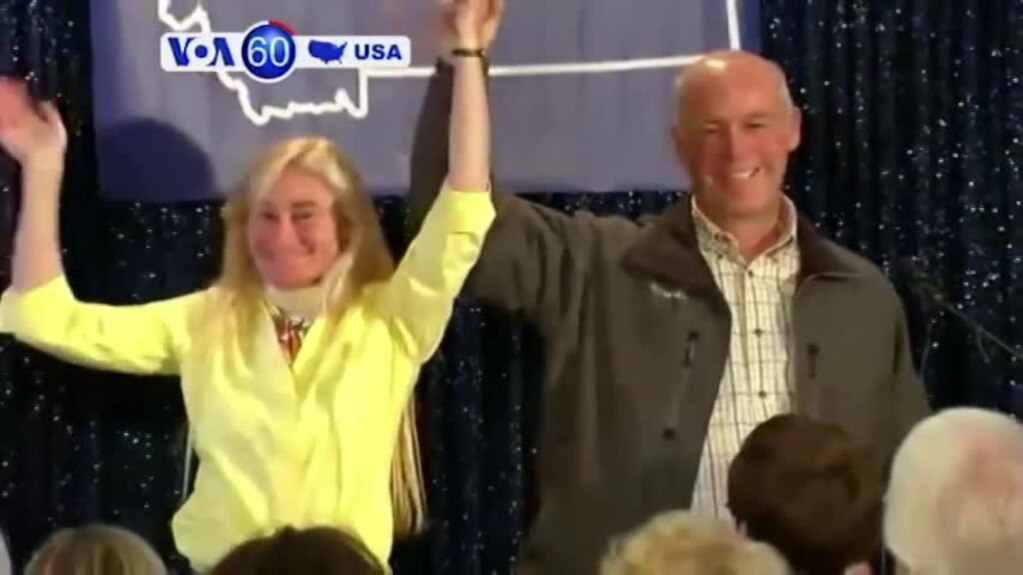 VOA60 America - Republican Greg Gianforte wins special election for Montana's at-large Congressional seat