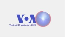 VOA60 Afrique du 25 septembre 2020