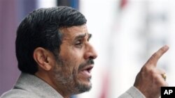 Iranian President Mahmoud Ahmadinejad (file photo)