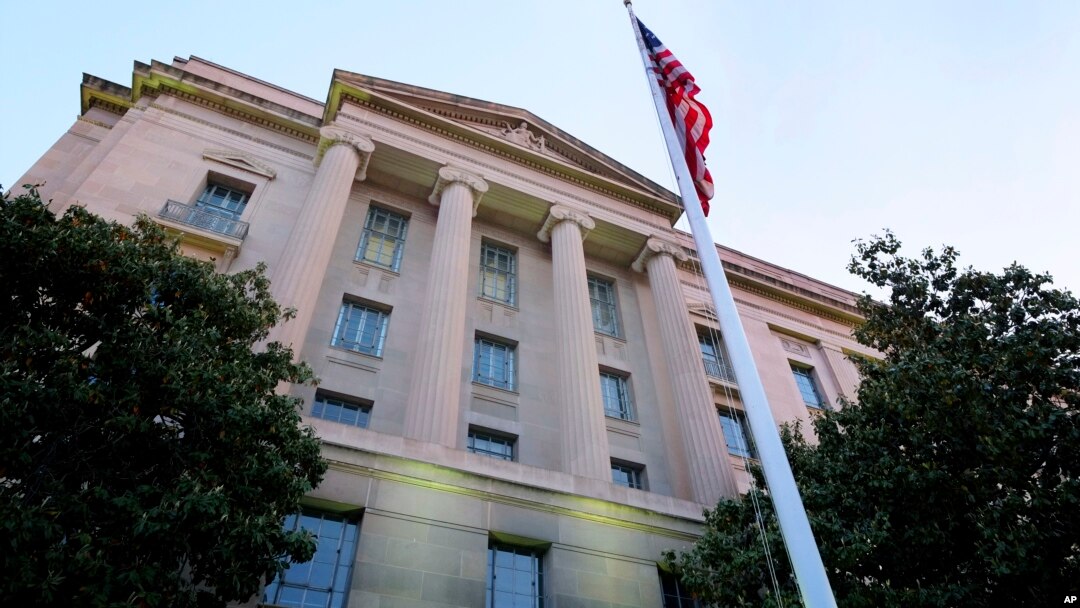 Gedung Departemen Kehakiman di Washington, 14 Agustus 2013.