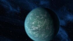 NASA artist rendering of Kepler-22b, a planet known to comfortably circle in the habitable zone of a sun-like star