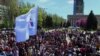 Ukraine Separatists Rally as Unity Backers Meet Putin Foe