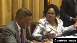 Information Minister Monica Mutsvangwa At Ministerial Briefing April 2