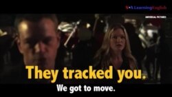 Học tiếng Anh qua phim ảnh: They tracked you - Phim Jason Bourne (VOA)
