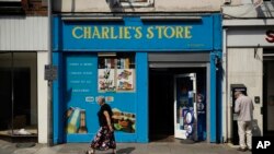 An exterior view shows Charlie's Store open as usual, in which CCTV from inside appeared to show Dawn Sturgess the day before she became seriously ill, in Salisbury, England, July 6, 2018. British police have confirmed that Sturgess, 44, and Charlie Rowley, 45, both fell ill in Amesbury after being exposed to a nerve agent by handling a contaminated item.
