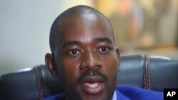 L'opposant zimbabwéen Nelson Chamisa