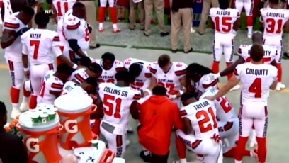 US Athlete Provokes Furor by Sitting During National Anthem