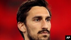 Davide Astori lors d'un match amical entre l'Italie et l'Espagne, le 24 mars 2016