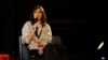 FILE - Italian journalist Cecilia Sala speaks at an event called "Chora Volume 1" in Milan, Italy, Feb. 16, 2024. (Chora Media/via Reuters)