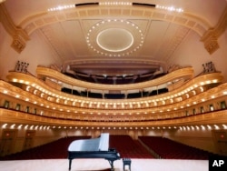 The inside of Carnegie Hall is quite grand. (AP Photo)