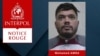 FILES - This undated handout Red Notice (Notice Rouge) image released by Interpol on May 15, 2024, shows Mohamed Amra, a French fugitive known as “The Fly,” who was arrested in Romania on Feb. 22, 2025. 