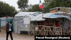 La jungle à Calais le 26 septembre 2016.