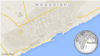 Map of Mogadishu, Somalia