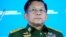 စစ်ကောင်စီ အကြီးအကဲ ဗိုလ်ချုပ်မှူးကြီး မင်းအောင်လှိုင်။ (ဇွန် ၂၃၊ ၂၀၂၁)