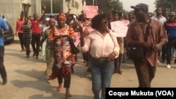 Manifestação de mães de activistas, Luanda, Angola (Arquivo)