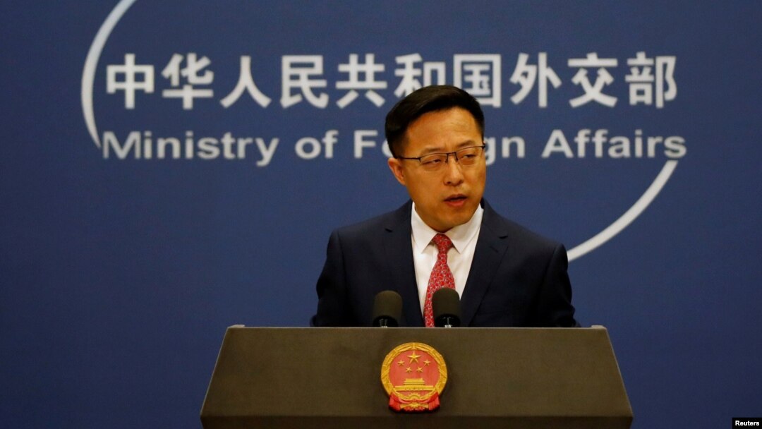 Juru Bicara Kementerian Luar Negeri China, Zhao Lijian di Beijing, China. (Foto: dok).