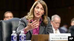 Sylvia Mathews Burwell era directora de la Oficina de Presupuesto de la Casa Blanca.