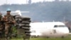 Goma: un avion militaire rate son atterrissage, pas de victime