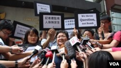 港新闻从业者抗议印尼菲律宾阻挠记者正常采访