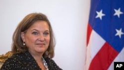FILE - U.S. Assistant Secretary of State Victoria Nuland.