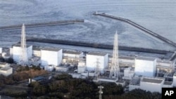 Fukushima Daiichi power plant's Unit 1 is seen in Okumamachi, Fukushima prefecture, Japan, Friday, March 11, 2011