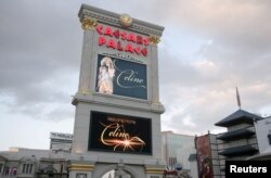 FILE -- World-renowned singers like Celine Dion help draw people to Las Vegas, Nevada.