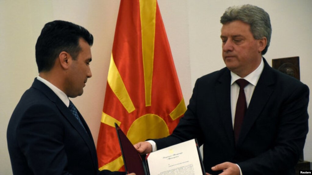 Maqedoni, Zoran Zaev merr mandatin për formimin e qeverisë