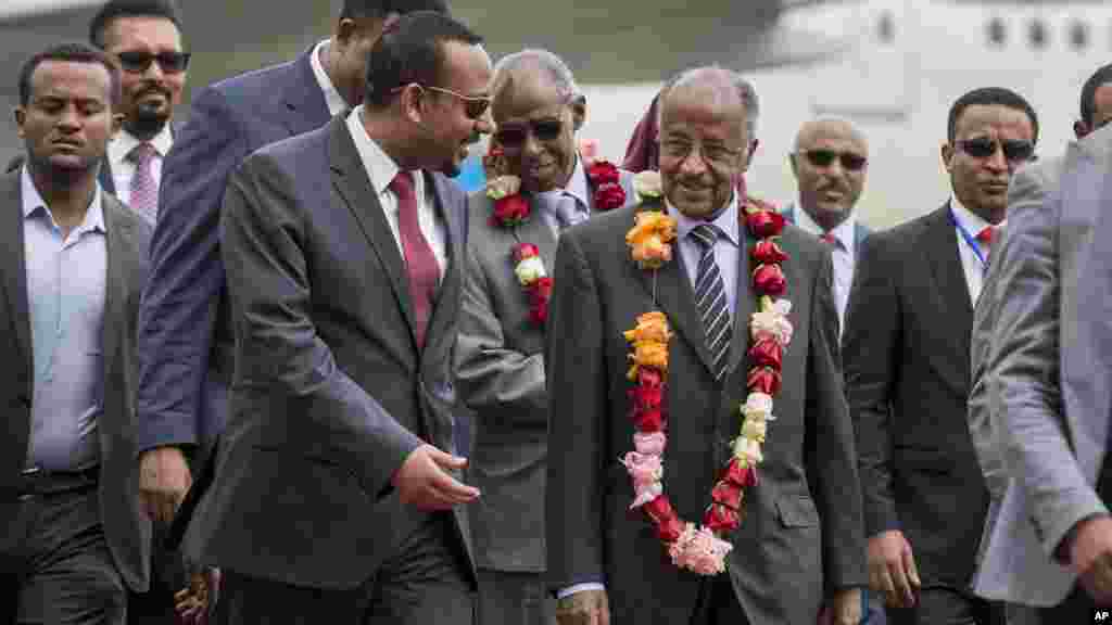የኤርትራ ልዑካን ቡድን በአዲስ አበባ