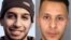 This combination of photos shows Abdelhamid Abaaoud, suspected mastermind of the November 13, 2015, Paris attacks, on the left, and suspect Salah Abdeslam, who remains at large.