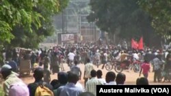 Une manifestation contre l'assassinat du Col. Mamadou Ndala, le 03 janvier 2013