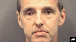 This photo provided by Alexandria Sheriff’s Office shows Kevin Mallory. Prosecutors and defense attorneys will be asking for vastly different prison terms as Mallory, a former CIA officer is formally sentenced for spying for China.