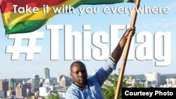 Umnumzana Evan Mawarire ngomkhankaso wakhe weFlag (Umfanekiso siwuphiwa ngu: Evan Mawarire)