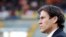 Le nouvel entraîneur de Marseille, Rudi Garcia lors d’un match de football de l’AS Roma qu’il dirigeait alors contre Chievo au stade Bentegodi à Vérone, Italie, le 6 janvier 2016. 