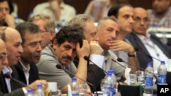 Египет, Каир. Конференция сирийской оппозиции 3 июля 2012 года.