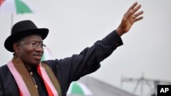 Shugaban Najeriya Goodluck Jonathan.