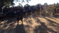 Villagers Singing And Dancing At Zapu Meeting