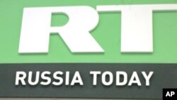 La televisora rusa RT dice que fue obligada a registrarse en EE.UU. como un agente extrnajero.