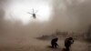 سقوط هلیکوپتر بلک هاک اردوی افغانستان در هلمند