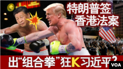 特朗普簽香港法案出“組合拳”狂K習近平？ 