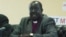 Bishop Paul Yugusuk of the Episcopal Church, addresses a press conference in the southern capital Juba on July 13, 2010. 